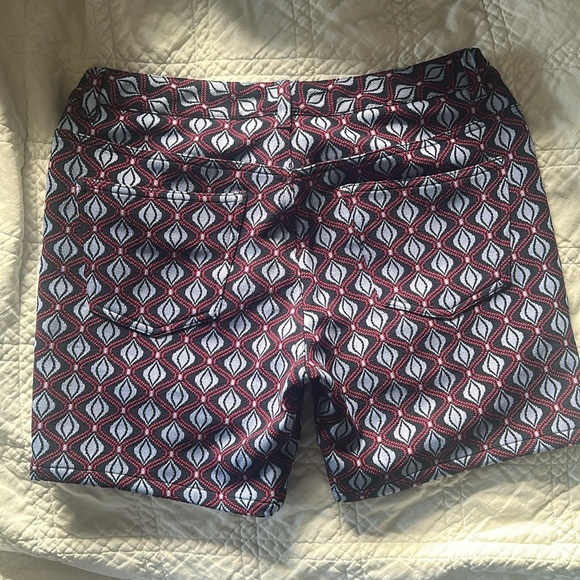 St33le Red Blue Mod Shorts Size 30 - Picture 2 of 4